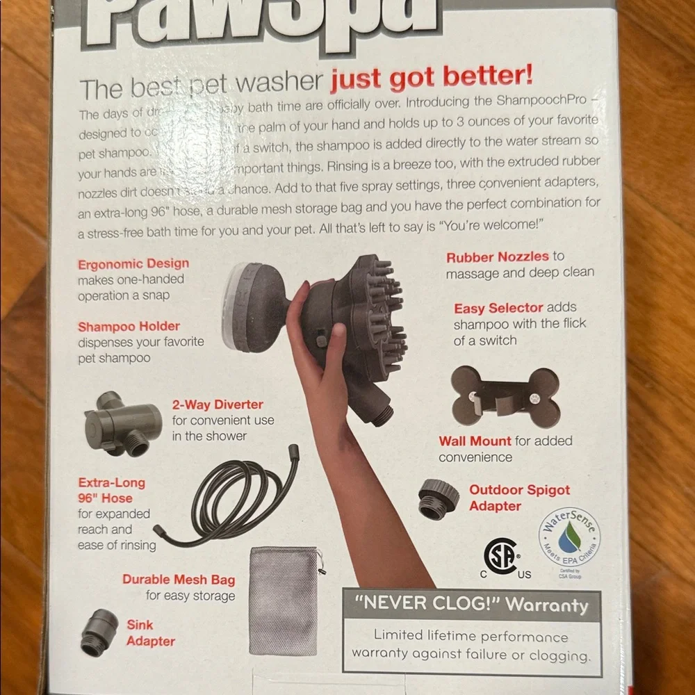 Gray Pet Grooming Tool.